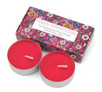 Happy Mother's Day | Raspberry & White Lavender Tealight Candles | Cracker Filler
