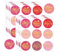 Happy Mother's Day Stickers Gold Foil Mothers Day Gift Tags 1.5 inch Mother Day Presents Party Favor for Envelope Seal Cards Boxes Gift Wrap 180 Pcs (Mother Day)