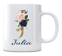 Happy Mothers Day with Name Julia Best Gifts | Ceramic Coffee Mug | 11 OZ
