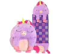 Happy Nappers Kids Sleeping Bag - Plush Toy, Comfy Sleeping Bag & Fluffy Pillow