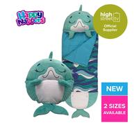 Happy Nappers Kids Sleeping Bag - Plush Toy, Comfy Sleeping Bag & Fluffy Pillow