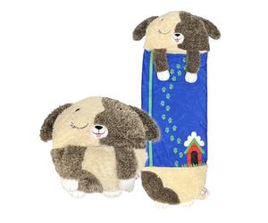 Happy Nappers Kids Sleeping Bag - Plush Toy, Comfy Sleeping Bag & Fluffy Pillow All in One