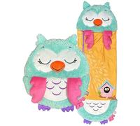 HAPPY NAPPERS Owl 2-in-1 Plush Toy & Sleeping Bag - Medium