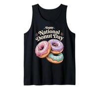 Happy National Donut Day | Sweet Trio Donut Tank Top