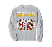 Happy Nat'l Beer Day English American Papa Mama Needs A Beer Sweatshirt