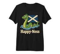 Happy Ness Cute Nessie Loch Ness Monster Scotland Premium T-Shirt