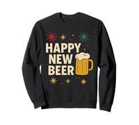 Happy New Beer Shirt Funny Drinking New Year Mug Sweatshirt