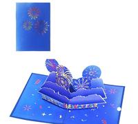 Happy New Year 2023 3D Pop Up Card Feature Colorful Design Congratulations 5x7 Inch Folding Size Happy New Year