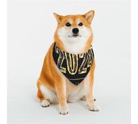 Happy New Year 2024 (5) Pattern Dog Bandanas, Comfortable Cotton Triangle Bibs Scarfs for Dogs Or Cats, Cute Pet Kerchief for Small Medium Large Dogs-Small