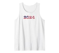 Happy New Year 2024 with American Flag Logo Tank Top