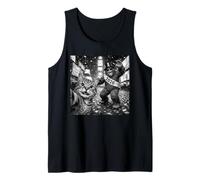 Happy New Year 2026 Cat Selfie Bigfoot Times Square NYC Tank Top