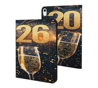 Happy New Year 2026 Compatible with iPad Protective Case iPad 10代 (10.9in)