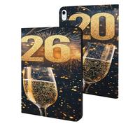 Happy New Year 2026 Compatible with iPad Protective Case ipad Air5/air4 (10.9in) /ipad Pro 2018(11in)