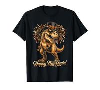Happy New Year 2027 Dinosaur Funny T-Rex Tee for Teens Kids T-Shirt