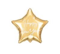 Happy New Year 50cm Gold Star Foil Balloon
