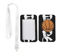 Happy New Year Basketball ID Badge Holder with White Lanyard, Identity Card Holder, Vertical Name Badges Protector for School, Vertical ID Cards Protector for Nurse, Nurse Accessories Essentials Work