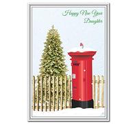 Happy New Year Cards - Family Members Friends - Luxury Quality Greeting Wishes (Daughter New Year card)