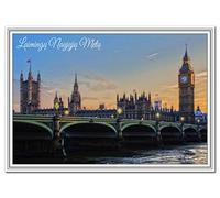 Happy New Year Cards in different languages - London Big Ben - Luxury Quality (Lithuanian Card - Laimingu Naujuju Metu)