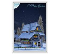 Happy New Year Cards in different languages - Luxury Quality Greeting (Russian Card - S Novim Godom)