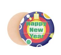 Happy New Year Day Wishes Air Cushion Makeup Foundation Sponge Powder Puff