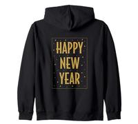 Happy New Year Glam 2026 Fun Glamorous Party Celebration Zip Hoodie