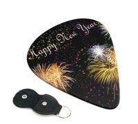 Happy New Year Guitar Pickfor Pickups For Acoustic Electric Guitar Bass Ukulele