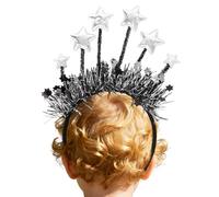 Happy New Year Headband,2026 New Year's Headpiece with Glitter - Party Sequin Tiara Headband | For Couples Family Friends Party Photo Booth Photo Shoots School Birthday Office