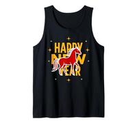 Happy New Year of The Horse 2026 Chinese Lunar Tank Top
