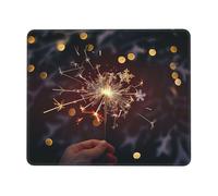 Happy New Year Print Mouse Pad 7.9 x 9.5 in, Anti Slip Rubber Base Computer Mouse pad for Computers Laptop Office Desk Accessories