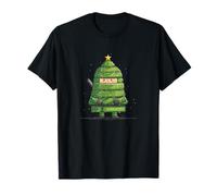 Happy Ninja Festive Time with Christmas Tree T-Shirt