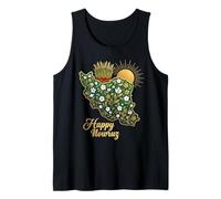 Happy Nowruz Persian New Year Iran Map Floral Spring Sabzeh Tank Top