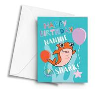Happy Occasions > Birthday Nannie Shark! - A5 Greetings Card