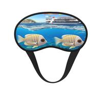 Happy Ocean Holiday Sleep Eye Mask, Soft & Comfortable for Men, Women, Comfortable Sleep Mask