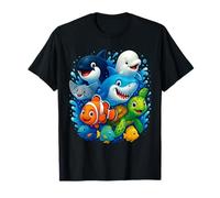 Happy Ocean Wildlife Friends Sea Life Kids T-Shirt