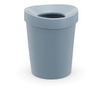 Happy office waste garbage can in recycled material Light blue S
