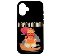 Happy Onam Festival Malayalam Calendar Case for iPhone 16