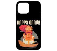 Happy Onam Festival Malayalam Calendar Case for iPhone 16 Pro Max