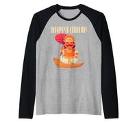 Happy Onam Festival Malayalam Calendar Raglan Baseball Tee
