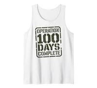 Happy Operation 100 Days School Mission Complete Military Tank Top