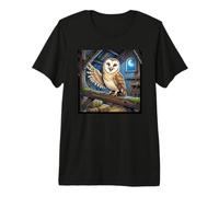 Happy Owl in The Barn Premium T-Shirt