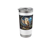 Happy Owl in The Barn Stainless Steel Insulated Tumbler