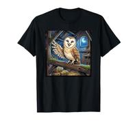 Happy Owl in The Barn T-Shirt