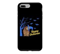 Happy Owloween Funny Halloween Party Owl Lover Animal Spooky Case for iPhone 7 Plus/8 Plus