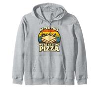 Happy Passover Matzah After This We're Getting Pizza Jewish Zip Hoodie