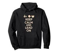Happy Passover Seder Leader Keep Calm And Lead On Seder Boss Pullover Hoodie