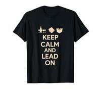 Happy Passover Seder Leader Keep Calm and Lead On Seder Boss T-Shirt
