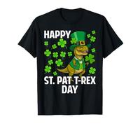 Happy Pat Trex Dinosaur St Patrick's Day T-Shirt