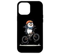 Happy PENGUIN BMX Stunt Rider On Bicycle Case for iPhone 12 Pro Max
