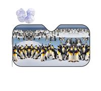 Happy Penguin Printing Summer Sun Shade Sunshade Windshield Cover Front Window Shade Sun Visor Shade Car Accessories