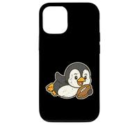Happy Penguin Rugby dive Cartoon Case for iPhone 12/12 Pro